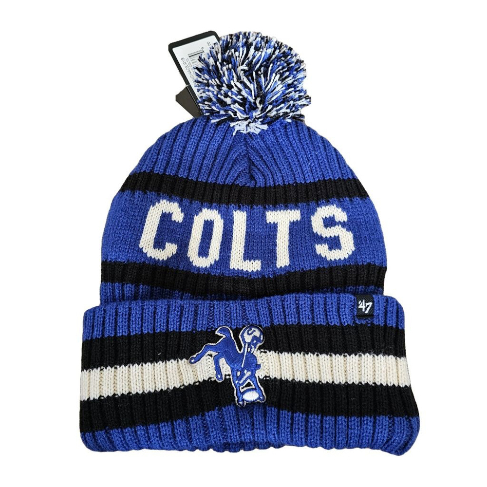 47 NFL Indianapolis Colts Beanie Hat Blue Black One Size